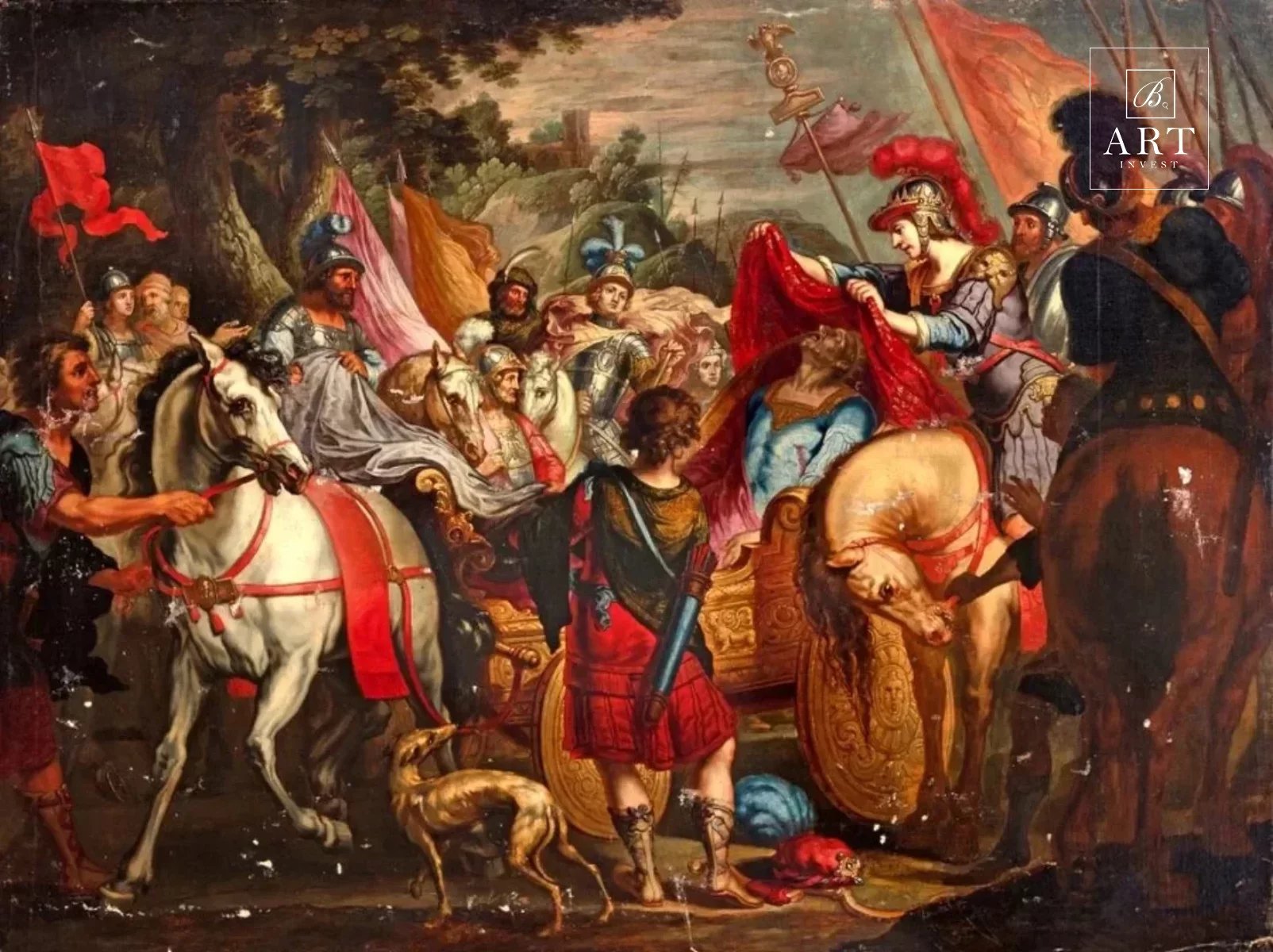 Importante peinture hollandaise 17ème siècle. 125x165