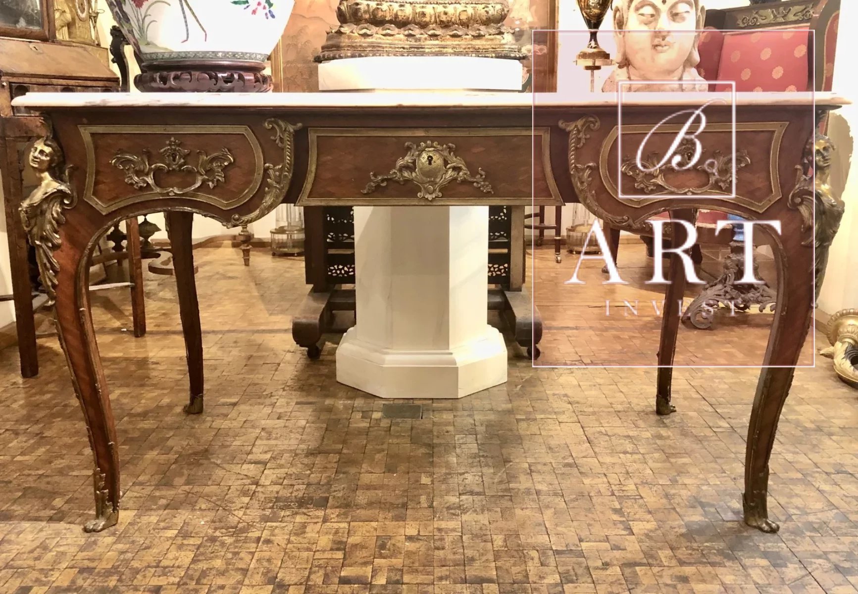 Bureau de style Louis XV 19eme