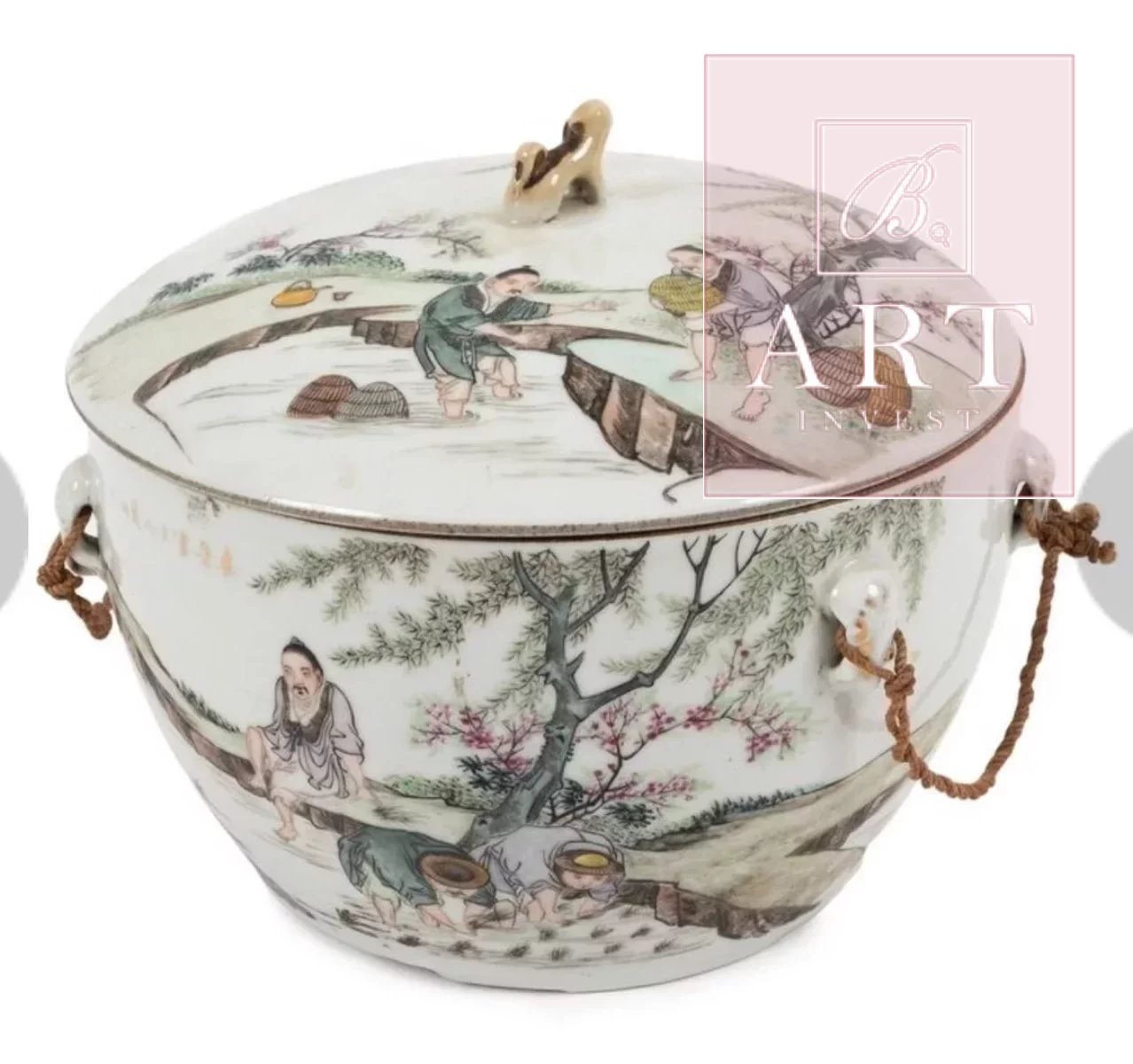 Bol à riz en porcelaine de Chine, début XXe siècle.